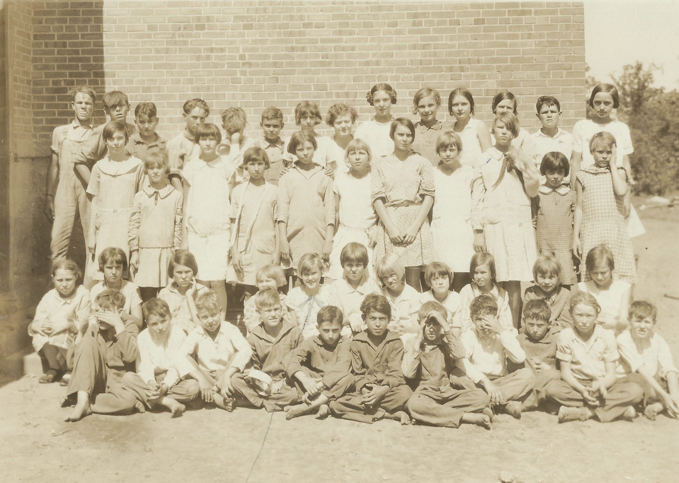 TM at Castleberry sch- back row 2nd from right